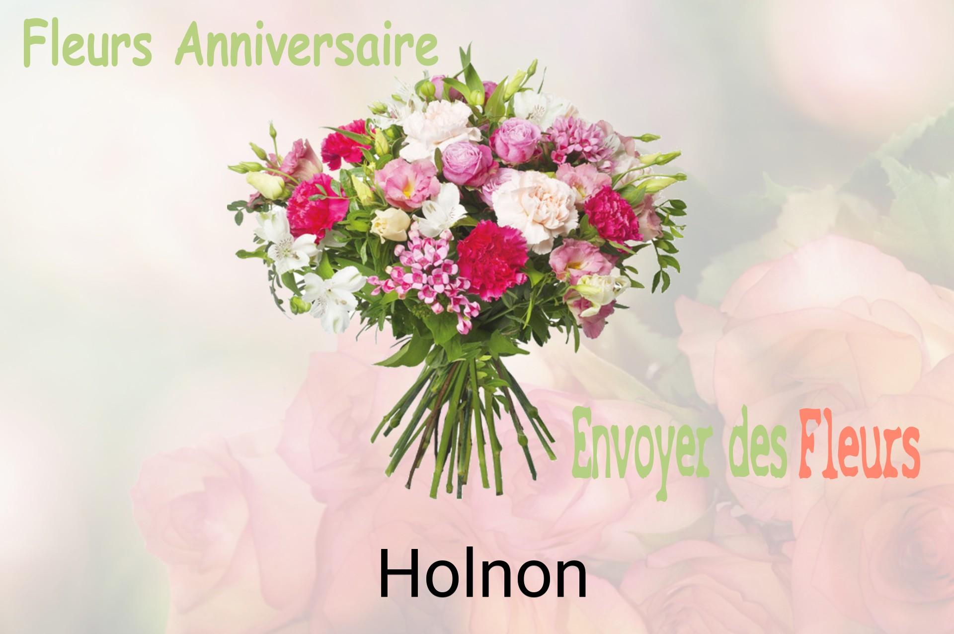 Bouquet de fleurs d’anniversaire livré à Holnon